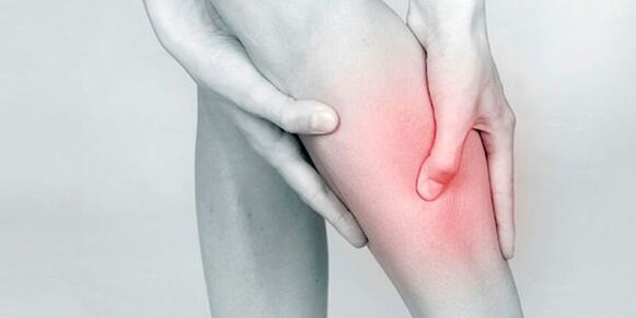 Schmerzen im Bein mit Osteochondrose