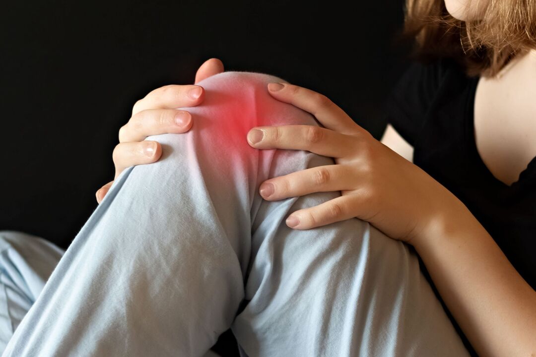 Knieschmerzen, die durch eine Verletzung oder Krankheit verursacht werden